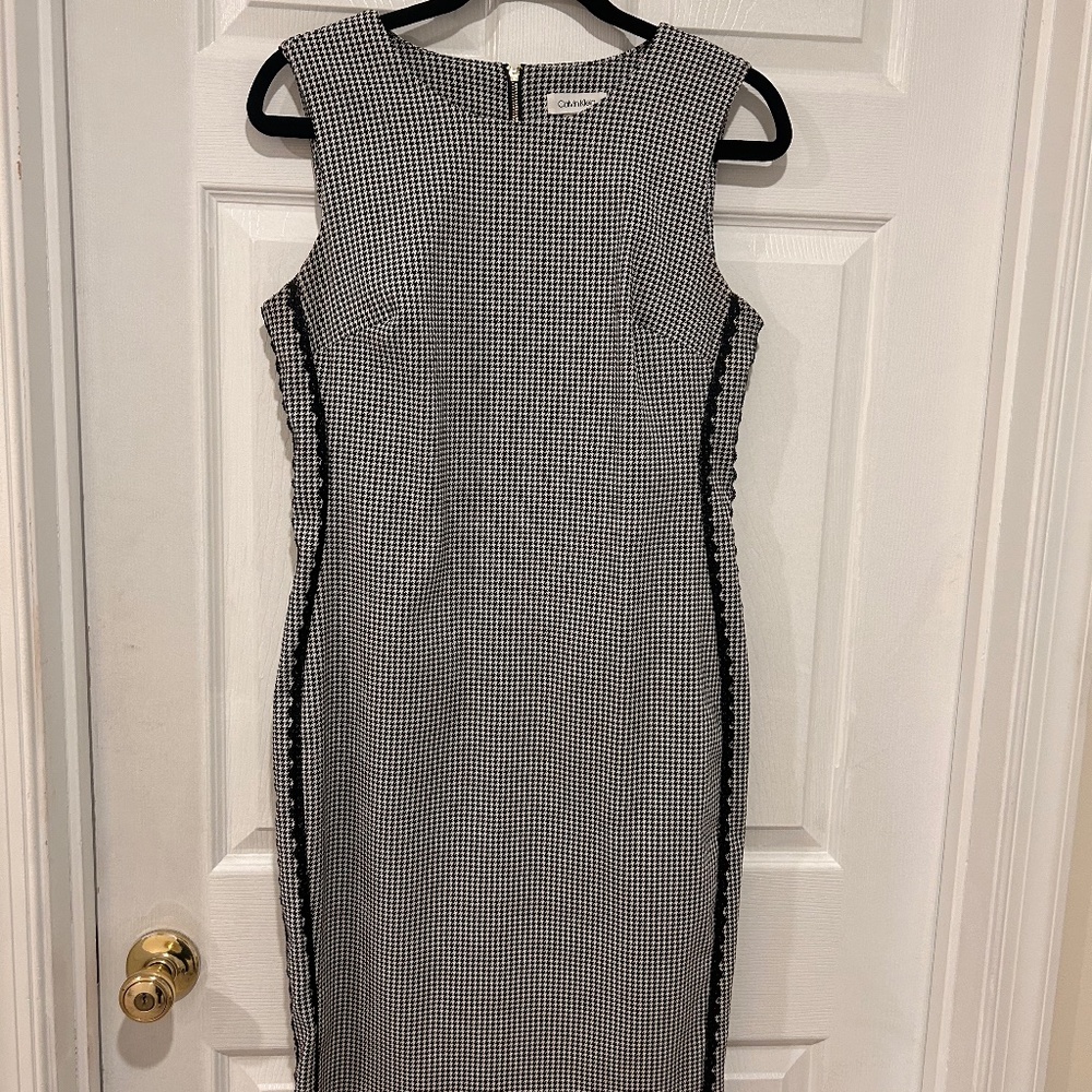 Calvin Klein Black and White Dress